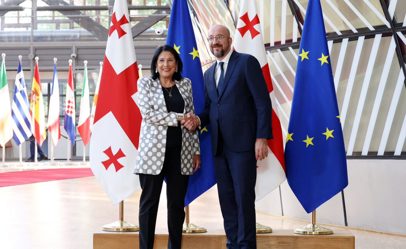 ზურაბიშვილთან შეხვედრის შემდეგ მიშელი განცხადებას ავრცელებს