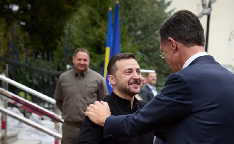 NATO-ს ახალი გენერალური მდივანი, მარკ რუტე უკრაინაში ჩავიდა