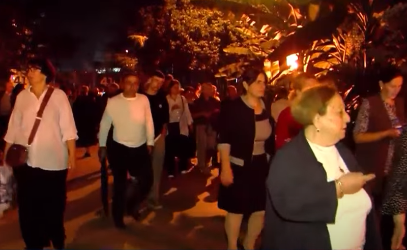 "ქართული ოცნების" ღონისძიებიდან ხალხი გაიქცა (ვიდეო)