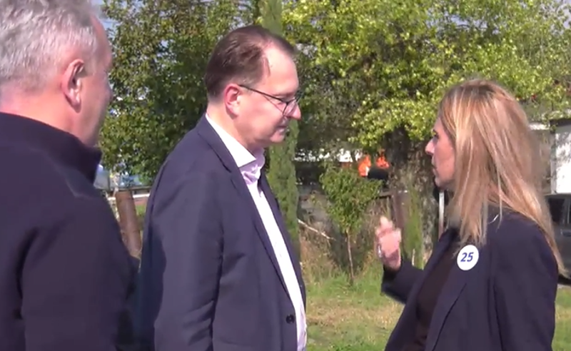 "ქართველი ხალხის ევროპული არჩევანი და დემოკრატია საფრთხის ქვეშ არის" - დანიუს ჟალიმასი საოკუპაციო ხაზთან იმყოფება