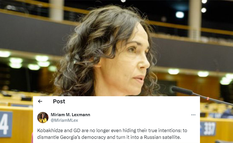 "კობახიძე და ქართული ოცნება აღარც კი მალავენ თავიანთ ნამდვილ ზრახვებს" - ლექსმანი