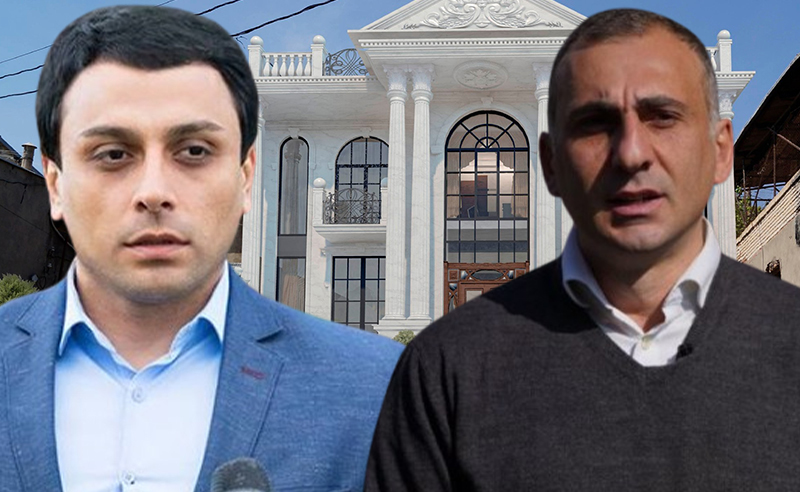 "ბიუჯეტის ხარჯზე გამდიდრებულები" - ელისაშვილმა საგანგებო ბრიფინგი თეიმურაზ აბაზოვის სახლთან გამართა