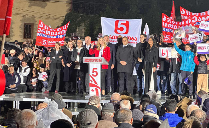 "ყველაზე ძლიერი იარაღი ქვეყნის გადასარჩენად არის საარჩევნო ბიულეტენი" - თინა ბოკუჩავა