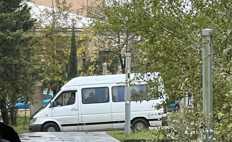 მიკროავტობუსების მობილიზება მე-11 საარჩევნო უბანზე
