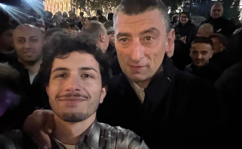 გიორგი გახარია აქციას შეუერთდა