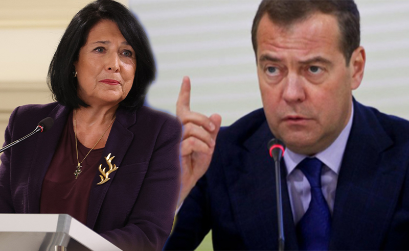მედვედევი სალომე ზურაბიშვილის დაკავებას ითხოვს