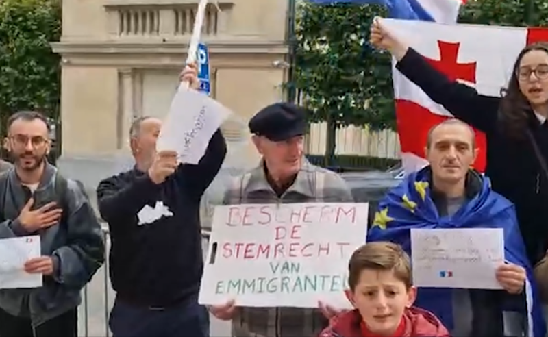  ემიგრაციაში მცხოვრები ქართველები ქუჩის აქციებისთვის ემზადებიან