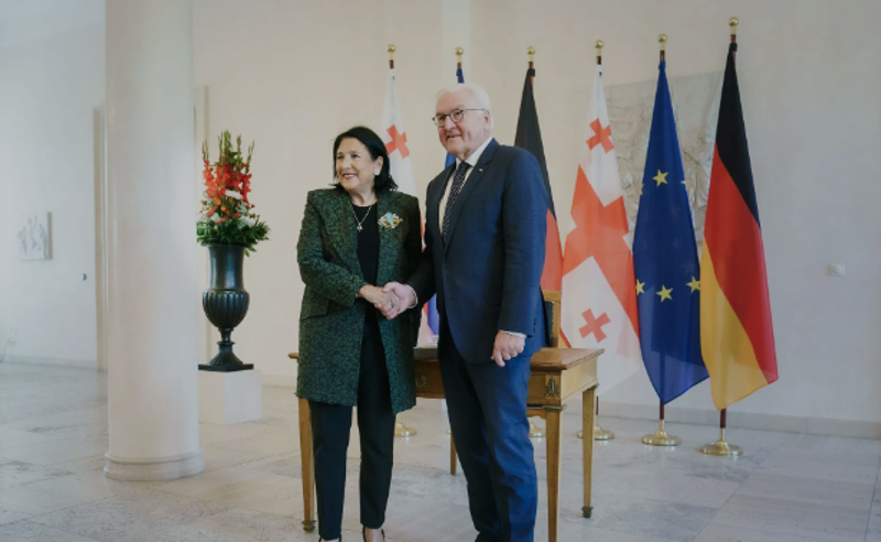 სალომე ზურაბიშვილი გერმანიის პრეზიდენტს ტელეფონით ესაუბრა