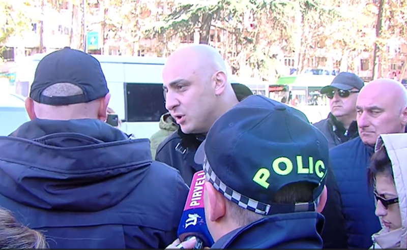 აქციის ორგანიზატორებს სააპელაციოსთან ხმის გამაძლიერებლების შეტანის უფლებას არ აძლევდნენ