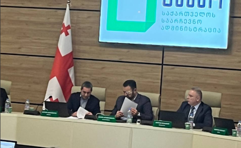 კალანდარიშვილმა შემაჯამებელ ოქმს ბეჭედი დაარტყა - ცესკომ "ოცნებას" 53.93 % დაუწერა 