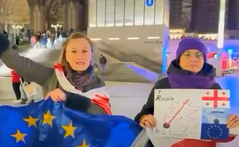 ვითხოვთ ხელახალ არჩევნებს! ვოთხოვთ რუსული ოცნების სანქცირებას! - ემიგრანტების პროტესტი გრძელდება