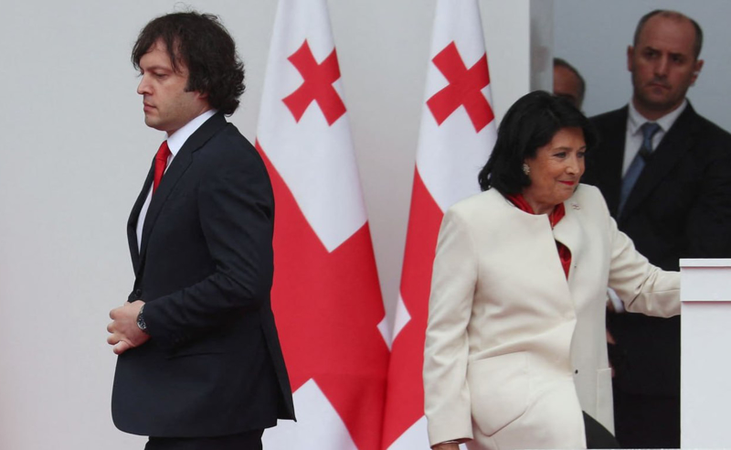 Zurabişvilini müxalifət lideri etmək cəhdi tamamilə uğursuzluqdur