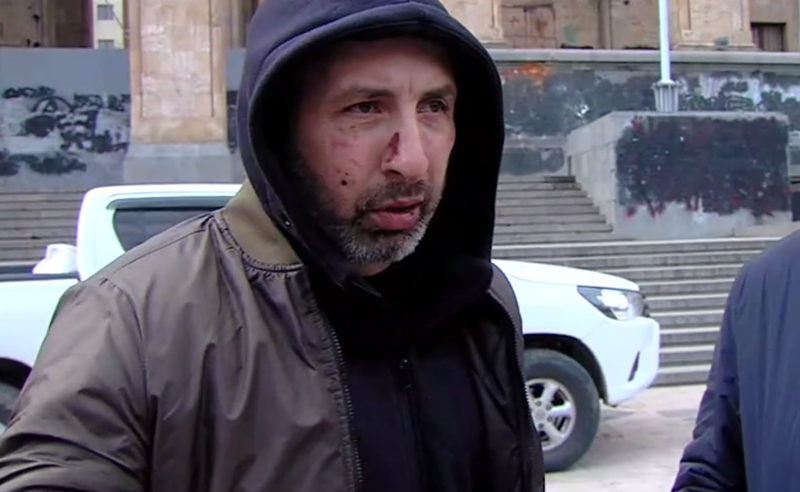 ''ოცნება'' რუსული ომონია, ეს უნდა დასრულდეს - ნაცემი იოსებ ბაბაევი აქციაზე იმყოფება