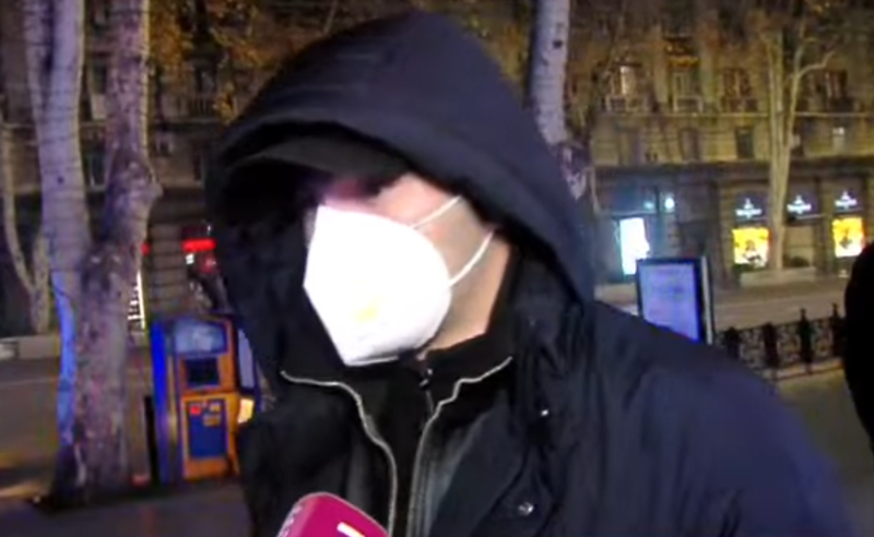 "სტუდენტი ვარ და ჩემს ჩანთაში კონსპექტები იპოვეს" - მოქალაქე