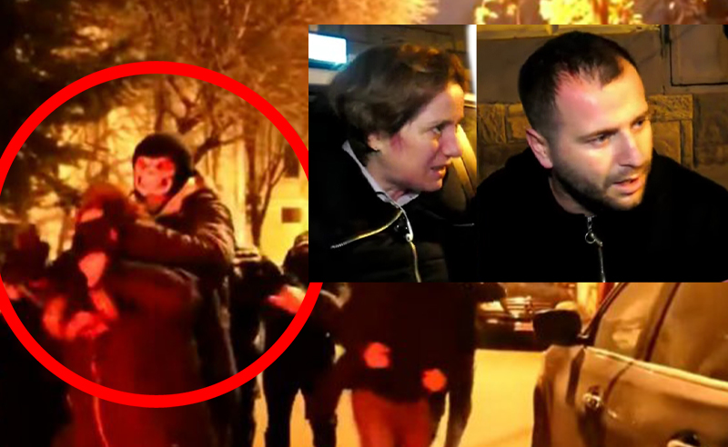 “TV Pirveli"nin çəkiliş qrupu hücuma məruz qalıb-VİDEO