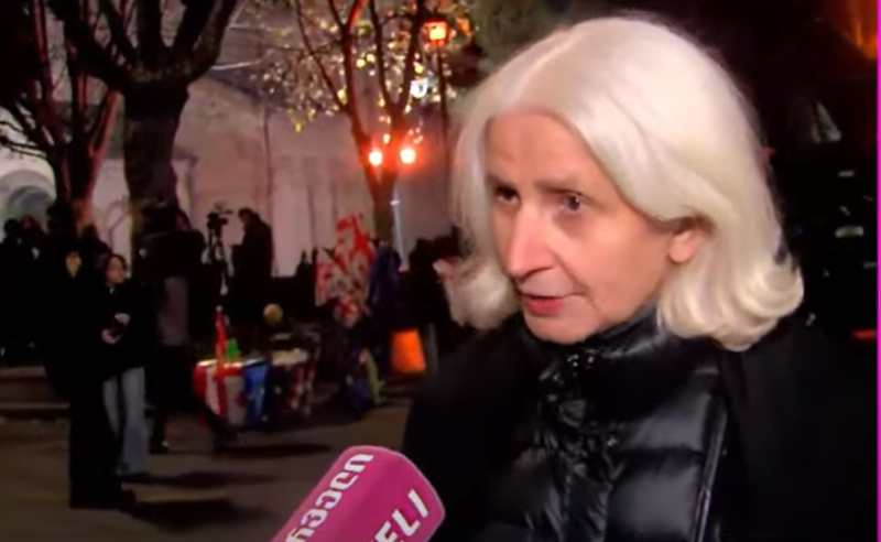 გთხოვთ, გააჩერეთ თქვენი შვილი! როგორ უნდა იცხოვროთ ამ საქართველიში?! - აქციის მონაწილე კობახიძის დედას მიმართავს
