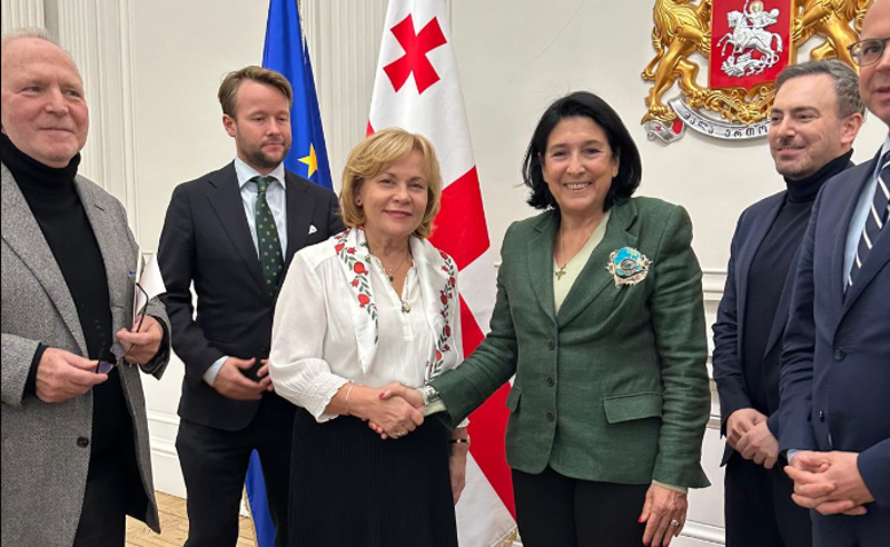 ზურაბიშვილის ძალისხმევას, საქართველო დაბრუნდეს ევროპულ გზაზე, სრულად ვუჭერთ მხარს - იუკნევიჩიანე