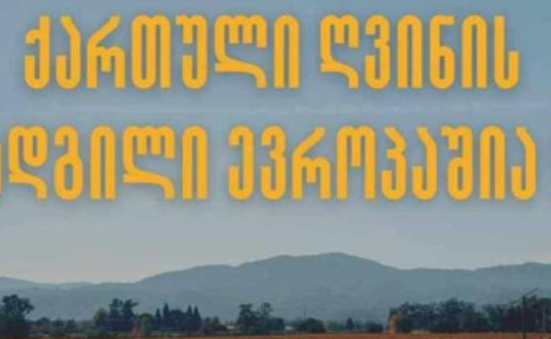 "ქართული ღვინის ადგილი ევროპაშია" - 13 დეკემბერს, 17:00 საათზე, ეკონომიკის სამინისტროსთან აქცია გაიმართება