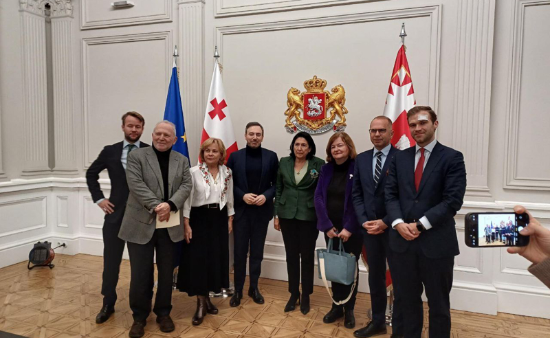 იუკნევიჩიენე: საქართველოში რეალური არჩევნები არ ყოფილა, იყო ფარსი - ერთადერთი ლეგიტიმური თანამდებობის პირი პრეზიდენტი ზურაბიშვილია
