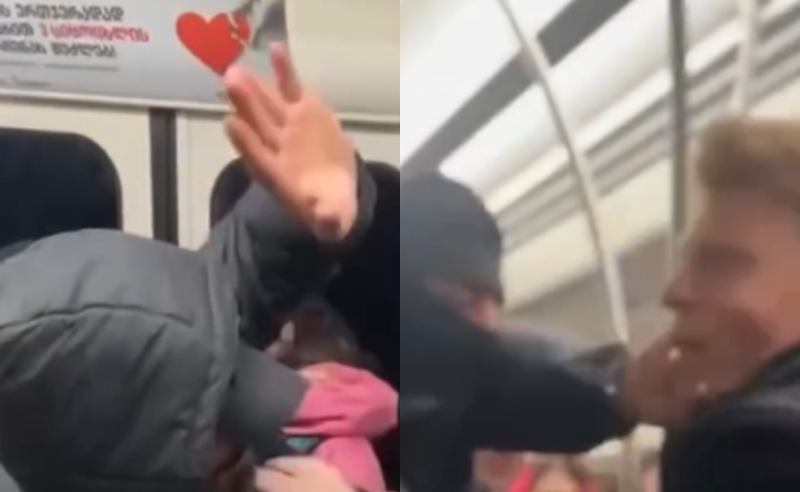 თბილისის მეტროში ე.წ. ტიტუშკები გამოჩნდნენ - ნიღბიანი პირები ახალგაზრდებს ფიზიკურ და სიტყვიერ შეურაცხყოფას აყენებენ