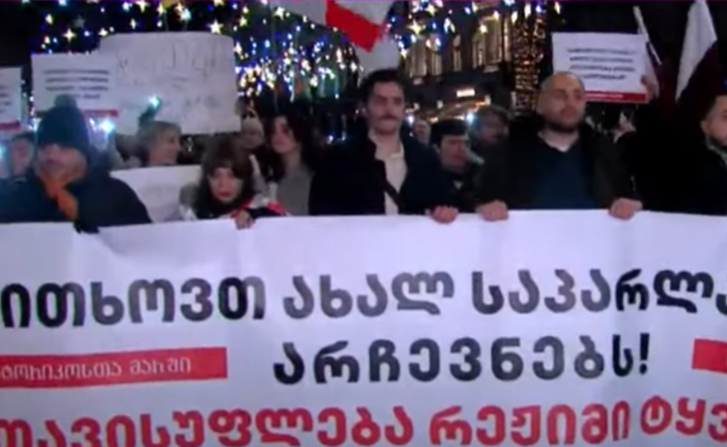 "ისტორია იწერება აქ და ახლა" - ისტორიკოსები საპროტესტო მარშს მართავენ