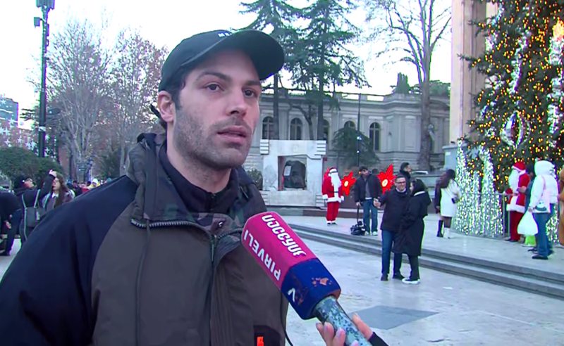 "ახალ წელს რომ სახლში შევხვდე, მგონია, ჩემს შვილებს ევროპულ მომავალს წავართმევ" - ქვეყნის მთავარ გამზირზე ბოლო მზადებაა