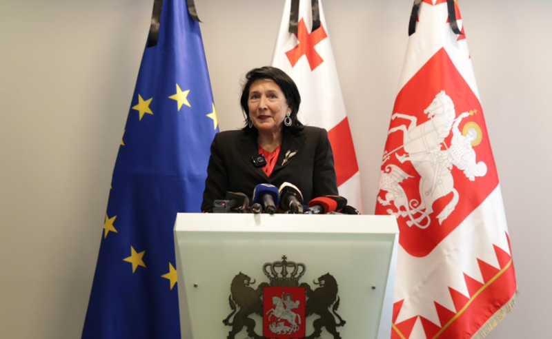 ვრჩები ერთგული, ვემსახურო ქართველ ხალხს, როგორც მათი პრეზიდენტი - სალომე ზურაბიშვილი