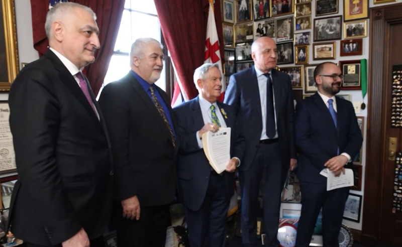 ჯო უილსონი "ძლიერი საქართველოს" ლიდერებს შეხვდა - რაზე ისაუბრეს დახურულ კარს მიღმა
