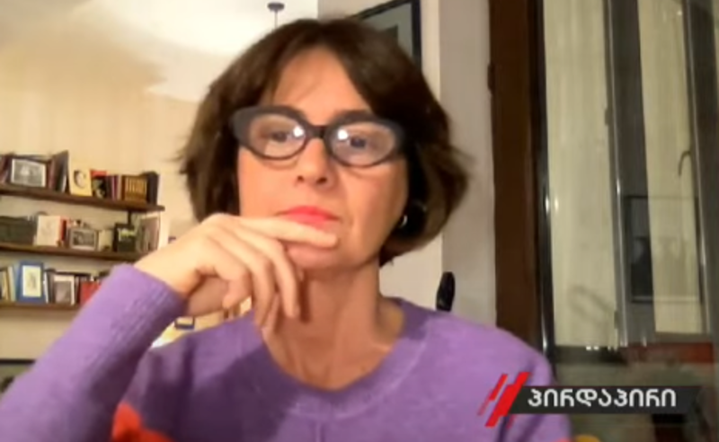 "მზია იქნება ის ადამიანი, რომლის სახელზეც გავა დიქტატორის დამარცხება" - ნინია კაკაბაძე
