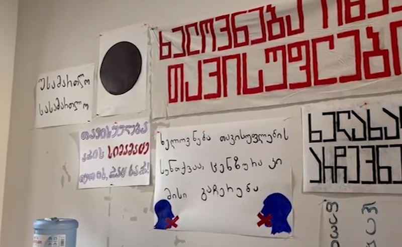 გაფიცვის რეჟიმში გადასული ქართველი სტუდენტები - პროტესტის ეპიცენტრად ლექციების ნაცვლად აუდიტორები იქცა