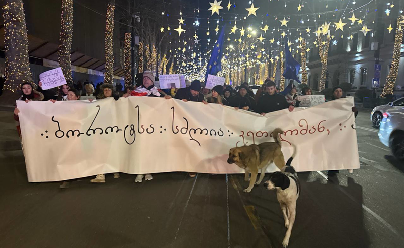 "ბოროტსა სძლია კეთილმან" - თბილისში "ვეფხისტყაოსნის თავისუფლებისაკენ" მარში მიმდინარეობს