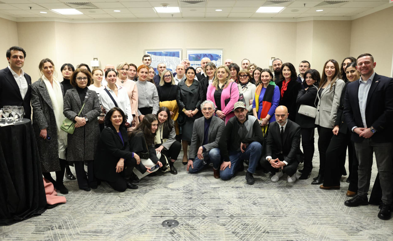 სალომე ზურაბიშვილი ამერიკაში მცხოვრებ ქართულ დიასპორას შეხვდა