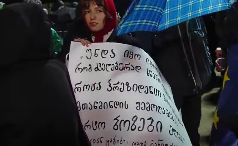 "უკან თუ დავიხიეთ, ნიშნავს, რომ საქართველო დავკარგეთ" - პროტესტის 71-ე დღე 