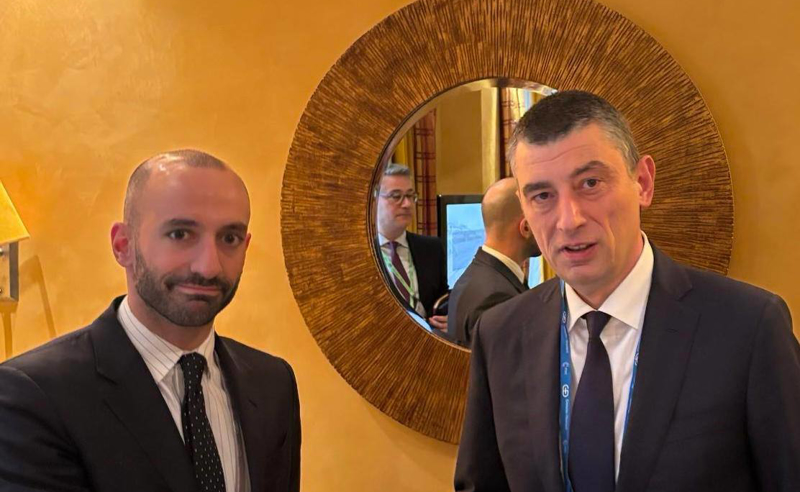 გიორგი გახარია საფრანგეთის მინისტრს ევროპის საკითხებში ბენჟამინ ჰადადს შეხვდა