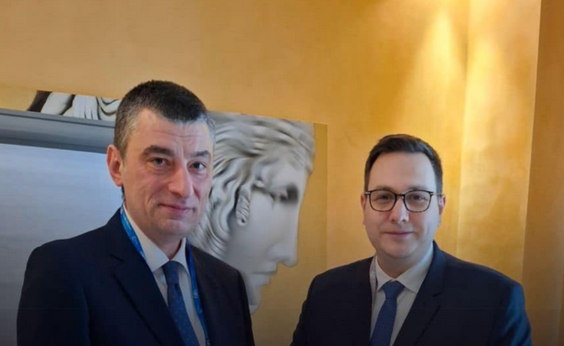 გიორგი გახარია ჩეხეთის საგარეო საქმეთა მინისტრს შეხვდა