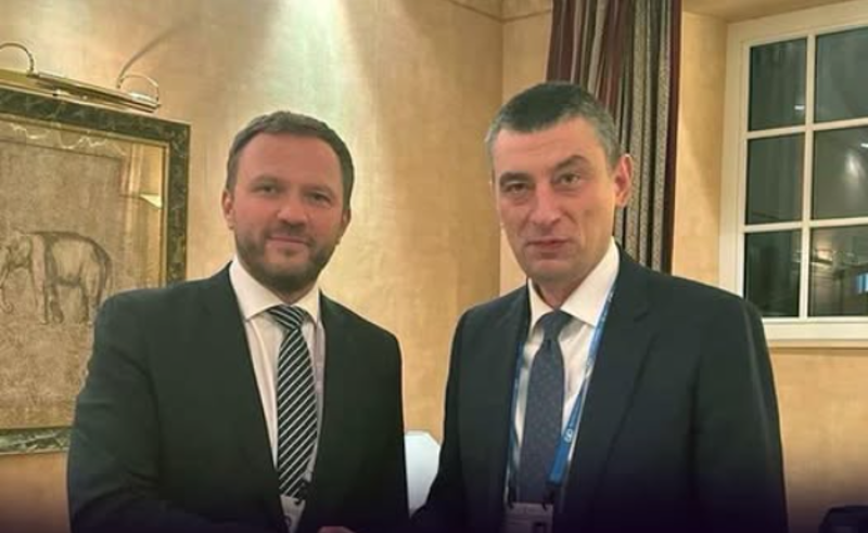 გიორგი გახარია ესტონეთის საგარეო საქმეთა მინისტრს შეხვდა