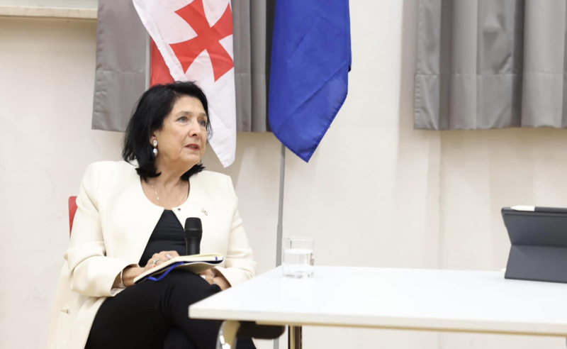 საქართველო იქნება ყველგან, სადაც მე შევძლებ მისვლას. მაგრამ, ჩემი ძირითადი ადგილი საქართველოა - პრეზიდენტი ზურაბიშვილი