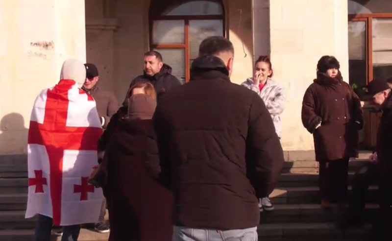 "ჩვენს ქვეყანაში დიქტატურაა დამყარებული" - აქცია გორში