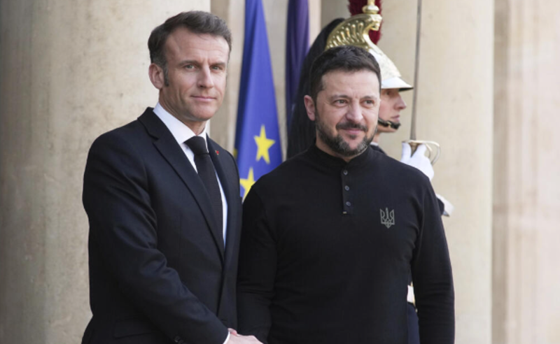 "მოსკოვის წინააღმდეგ სანქციების ახალი პაკეტია საჭირო" - ზელენსკი მაკრონთან ერთად გამართულ პრესკონფერენციაზე