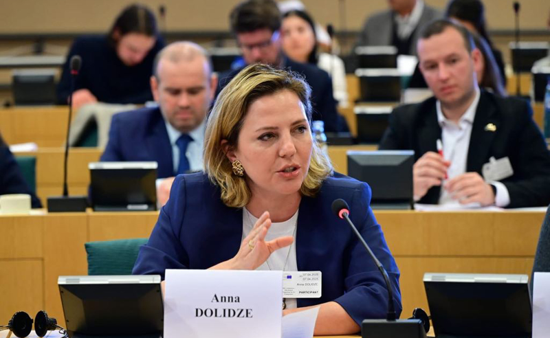 ანა დოლიძე ევროკავშირის გაფართოების ყოველწლიურ კონფერენციაზე სიტყვით გამოვიდა