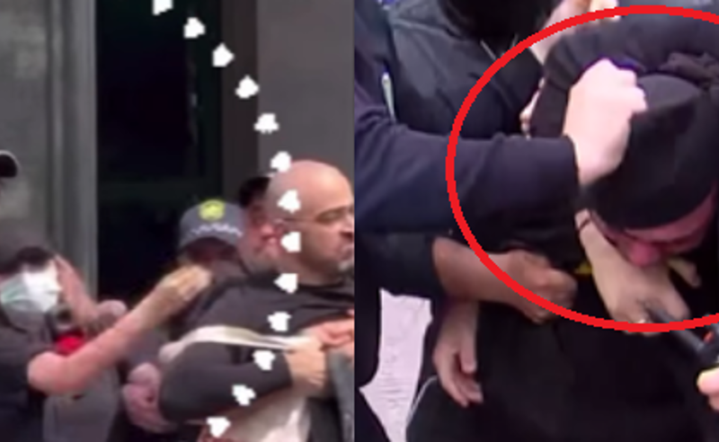 ძალადობრივი დაკავებები, ქალის თმით თრევა - აღდგომის დღეები თბილისის ცენტრში