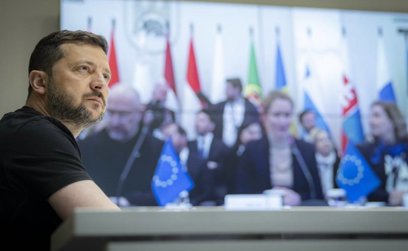 ზელენსკი: აშშ, ევროპა, უკრაინა ერთ აზრზე ვართ: სრული ცეცხლის შეწყვეტა უნდა იყოს