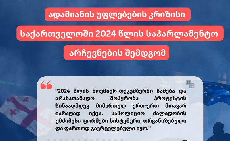 117 პირიდან 91 მიუთითებს პოლიციის მხრიდან ძალადობას და არასათანადო მოპყრობაზე – NGO-ების ანგარიში
