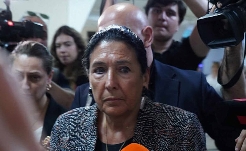 Salome Zurabişvili 5000 lari məbləğində cərimələnib