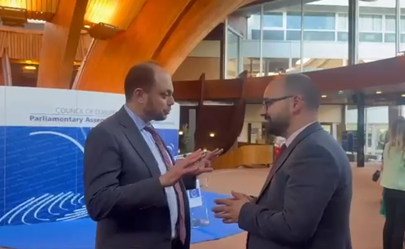 პრესსამსახური:გრიგოლ გეგელია რუს აქტივისტს, ვლადიმერ კარა-მურზას შეხვდა