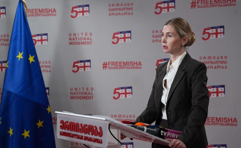 „რეჟიმთან კომპრომისი დამღუპველია“ – თინა ბოკუჩავა ელენე ხოშტარიას სოლიდარობას უცხადებს
