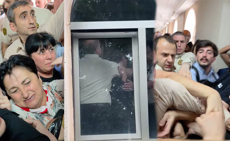 Məhkəmədə qarşıdurma yaşandı- VİDEO