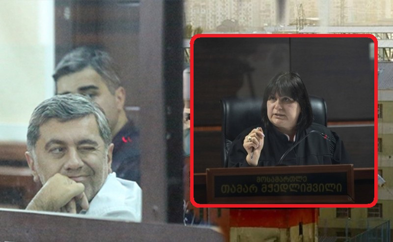მოსამართლე მჭედლიშვილმა ირაკლი ოქრუაშვილი 8 თვით ციხეში გაუშვა