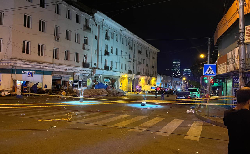 სადგურის მოედანთან შენობის ჩამონგრევის შემდეგ სამძებრო-სამუშაოები დასრულდა
