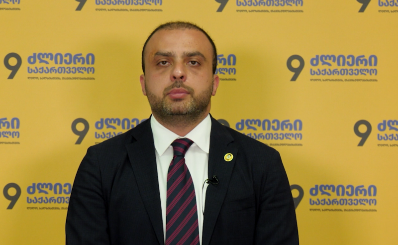 "ოცნებას" ფეხებზე ჰკიდია საქართველოს მოსახლეობა - გიორგი სიორიძე